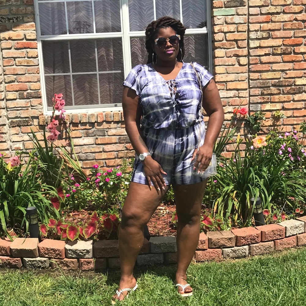 Tye dye romper
